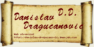 Danislav Dragucanović vizit kartica